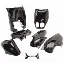 KIT CARROSSERIE ADAPT. MBK OVETTO 2002-2007  / YAMAHA NEOS 2002-2007 NOIR 2T (7 PIECES)