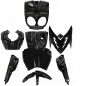 KIT CARROSSERIE ADAPT. MBK STUNT / YAMAHA SLIDER TYPE ORIGINE NOIR (à partir de) 2004  (7 PIECES)
