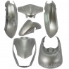 KIT CARROSSERIE ADAPT. PEUGEOT KISBEE 2T ET 4T GRIS MAT 2010-2017 (6 PIECES)