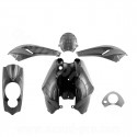 KIT CARROSSERIE ADAPT. PEUGEOT LUDIX IMITATION CARBONE (SAUF BLASTER) (5 PIECES)