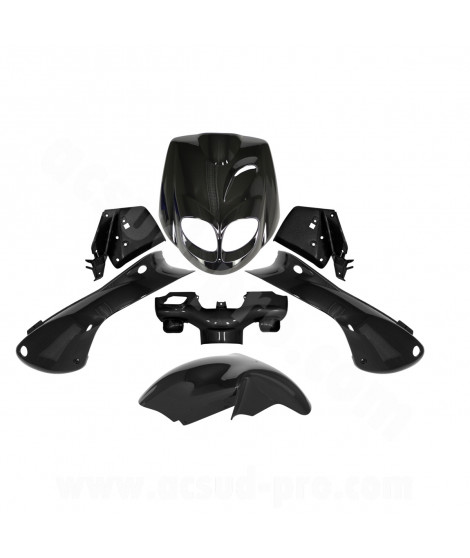 KIT CARROSSERIE ADAPT. PEUGEOT TREKKER NOIR METAL (7 PIECES)