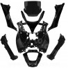KIT CARROSSERIE ADAPT. PIAGGIO MP3 125 / 250 / 300 / 400 / 500CC (2008 - 2013) NOIR BRILLANT  (8 PIECES)