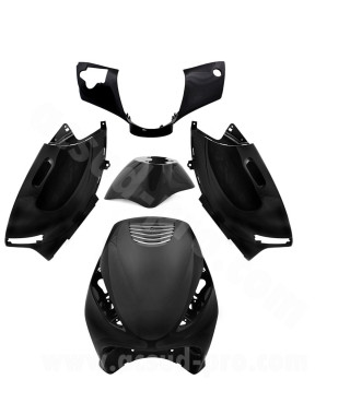 KIT CARROSSERIE ADAPT. PIAGGIO ZIP 50 2T 2000 NOIR AIR (5 PIECES)