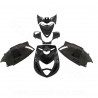 KIT CARROSSERIE ADAPT. PIAGGIO ZIP SP2 50 2T LC AIR / 4T LIQUIDE  NOIR METAL (6 PIECES)