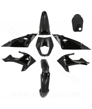 KIT CARROSSERIE  ADAPT. RIEJU 50 MRT 2022. MRT ENDURO 2022. MRT PRO 2022. MRT SM 2022 (8 PIECES) NOIR