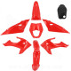 KIT CARROSSERIE  ADAPT. RIEJU 50 MRT 2022. MRT ENDURO 2022. MRT PRO 2022. MRT SM 2022  (8 PIECES) ROUGE