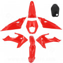 KIT CARROSSERIE  ADAPT. RIEJU 50 MRT 2022. MRT ENDURO 2022. MRT PRO 2022. MRT SM 2022  (8 PIECES) ROUGE