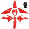 KIT CARROSSERIE  ADAPT. RIEJU 50 MRT 2022. MRT ENDURO 2022. MRT PRO 2022. MRT SM 2022  (8 PIECES) ROUGE