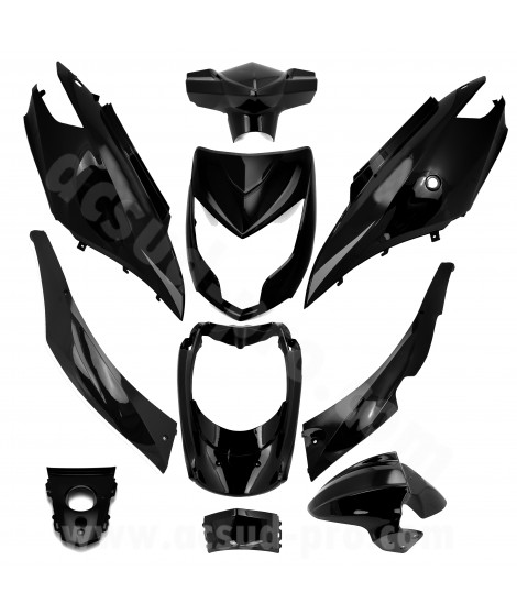 KIT CARROSSERIE ADAPT. TNT MOTOR BOSTON / LAZIO ANDREO 12 POUCES / NECO ONE / IMF NEW PACH NOIR (10 PIECES)
