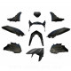 KIT CARROSSERIE ADAPT. YAMAHA NMAX 125cc (à partir de) 2021 NOIR MAT (12 PIECES)