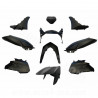 KIT CARROSSERIE ADAPT. YAMAHA NMAX 125cc (à partir de) 2021 NOIR MAT (12 PIECES)