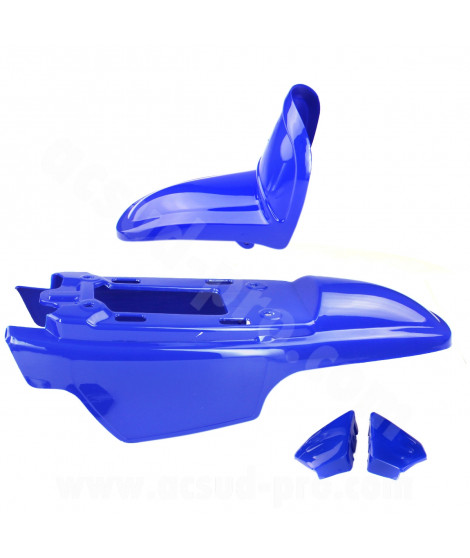 KIT CARROSSERIE ADAPT. YAMAHA PW 50 BLEU (4 PIECES)