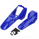 KIT CARROSSERIE ADAPT. YAMAHA PW 80 BLEU (2 PIECES)