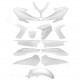 KIT CARROSSERIE ADAPT. YAMAHA TMAX 500cc 2008-2011 A PEINDRE (14 PIECES)