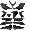 KIT CARROSSERIE ADAPT. YAMAHA TMAX 500cc 2008-2011 NOIR BRILLANT (13 PIECES)