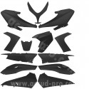 KIT CARROSSERIE ADAPT. YAMAHA TMAX 500cc 2008-2011 NOIR MAT (13 PIECES)