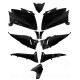 KIT CARROSSERIE ADAPT. YAMAHA TMAX 530cc 2012-2014 NOIR BRILLANT (10 PIECES)