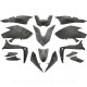 KIT CARROSSERIE ADAPT. YAMAHA TMAX 530cc 2017-2019  SX / DX  NOIR MAT  (15 PIECES)