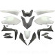 KIT CARROSSERIE ADAPT. YAMAHA TMAX 530cc 2017-2019  SX / DX  WHITE COMPETITION (15 PIECES)