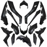 KIT CARROSSERIE ADAPT. YAMAHA XMAX 125  2018-2019  / 300  2017-2019  / 400  2018-2019 NOIR MAT (15 PIECES)