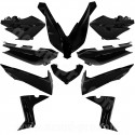 KIT CARROSSERIE ADAPT. YAMAHA XMAX 125 / 250 / 400 2014-2017 NOIR BRILLANT  (10 PIECES)
