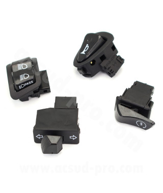 KIT COMMODO / COMMUTATEUR DROIT ET GAUCHE MAXISCOOTER ADAPT. HONDA SH 125 2013