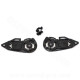 KIT DE FIXATION (D+G) CASQUE INTEGRAL  NOEND PURE SC33