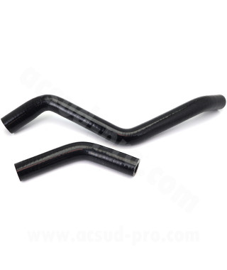 KIT DURITES DE REFROIDISSEMENT D EAU SILICONE CARENZI DERBI EURO 3 / EURO 4  NOIR