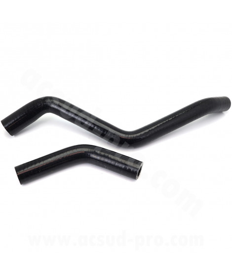 KIT DURITES DE REFROIDISSEMENT D EAU SILICONE CARENZI DERBI EURO 3 / EURO 4  NOIR