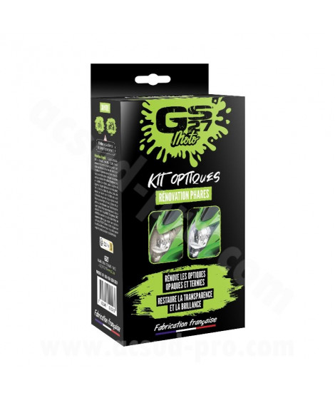 KIT OPTIQUES - RÉNOVATION PHARES  GS27