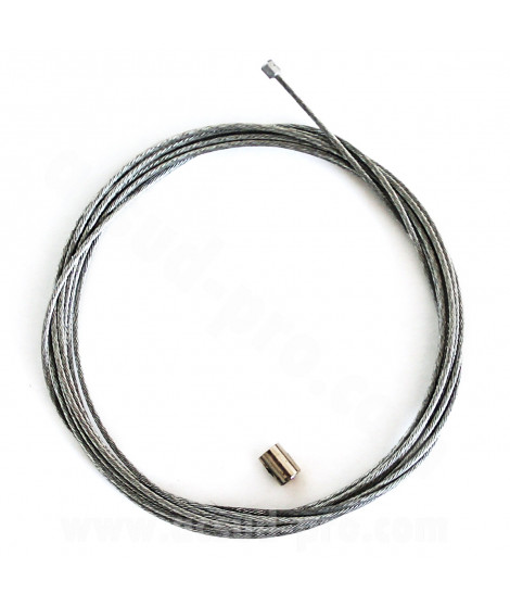 KIT REPARATION CABLE GAZ DELLORTO (L : 2.50M / Ø1.2mm + SERRE CABLE)
