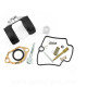 KIT REPARATION CARBURATEUR ADAPT. PWK (FLOTTEUR/POINTEAU/AXE/JOINT CUVE/JOINT COUVERCLE BOISSEAU) (15 PIECES)