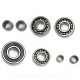 KIT ROULEMENTS BOITE DE VITESSE MOTO ADAPT. MOTEUR MINARELLI AM6 ( NOUVEAU CARTER MOTEUR )