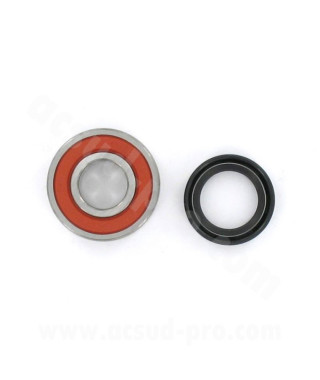 KIT ROULEMENTS DE ROUE ARRIERE + JOINT SPI  ADAPT. MBK 50 BOOSTER  / YAMAHA 50 BWS  ( 6203-2RS TPI )