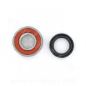 KIT ROULEMENTS DE ROUE ARRIERE + JOINT SPI  ADAPT. MBK 50 BOOSTER  / YAMAHA 50 BWS  ( 6203-2RS TPI )