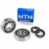 KIT ROULEMENTS NTN  (6204 JR2 C4) + JOINTS SPI ADAPT. PEUGEOT LUDIX / JET FORCE / SPEEDFIGHT 3 / KISBEE 2T