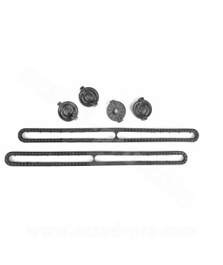 KIT SANGLES COOCASE WIZARD V36 LITRES NOIR