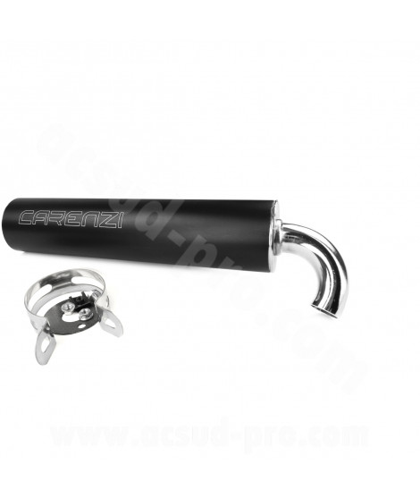 KIT SILENCIEUX SCOOTER CARENZI DAEMON NOIR MAT