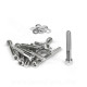 KIT VIS BTR CARTER DE KICK ADAPT. PEUGEOT BUXY ( COULEUR CHROME )