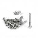 KIT VIS BTR CARTER DE KICK ADAPT. PEUGEOT BUXY ( COULEUR CHROME )
