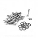 KIT VIS BTR CARTER DE KICK ADAPT. PIAGGIO TYPHOON ( COULEUR CHROME )