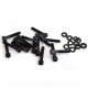 KIT VIS BTR CARTER DE KICK ADAPT. PIAGGIO TYPHOON (COULEUR NOIR)