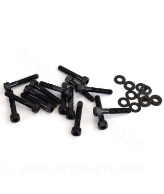 KIT VIS BTR CARTER DE KICK ADAPT. PIAGGIO TYPHOON (COULEUR NOIR)