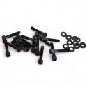 KIT VIS BTR CARTER DE KICK ADAPT. PIAGGIO TYPHOON (COULEUR NOIR)