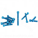 KIT VIS BTR CARTER EMBRAYAGE BLEU ADAPT. MOTEUR AM6 ( VIS POMPE A EAU + POMPE A HUILE INCLUS ) 12PCS