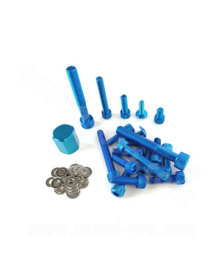KIT VIS DECO ADAPT. MBK 50 BOOSTER 2004/YAMAHA 50 BWS 2004 BLEU