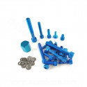 KIT VIS DECO ADAPT. MBK 50 BOOSTER 2004/YAMAHA 50 BWS 2004 BLEU