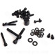 KIT VIS DECO ADAPT. MBK 50 BOOSTER 2004/YAMAHA 50 BWS 2004 (COULEUR NOIR)
