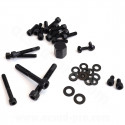 KIT VIS DECO ADAPT. MBK 50 BOOSTER 2004/YAMAHA 50 BWS 2004 (COULEUR NOIR)