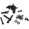 KIT VIS DECO ADAPT. MBK 50 BOOSTER 2004/YAMAHA 50 BWS 2004 (COULEUR NOIR)
